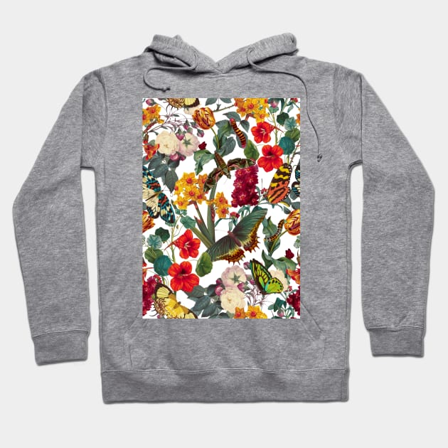 Moths and Butterflies II Hoodie by burcukorkmazyurek